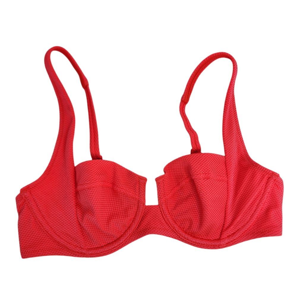 Aerie Bikini Top Women's‎ 34C Bright Orange Swim NWT